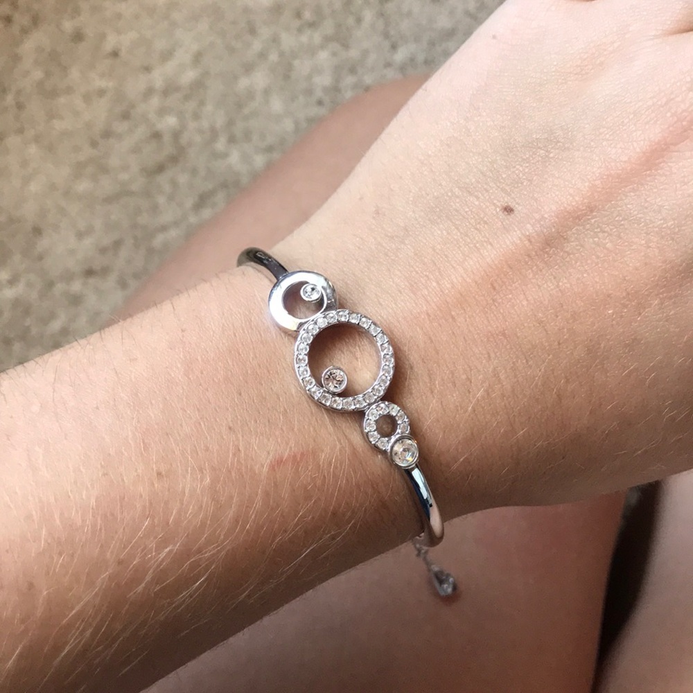 Swarovski bracelet in silver